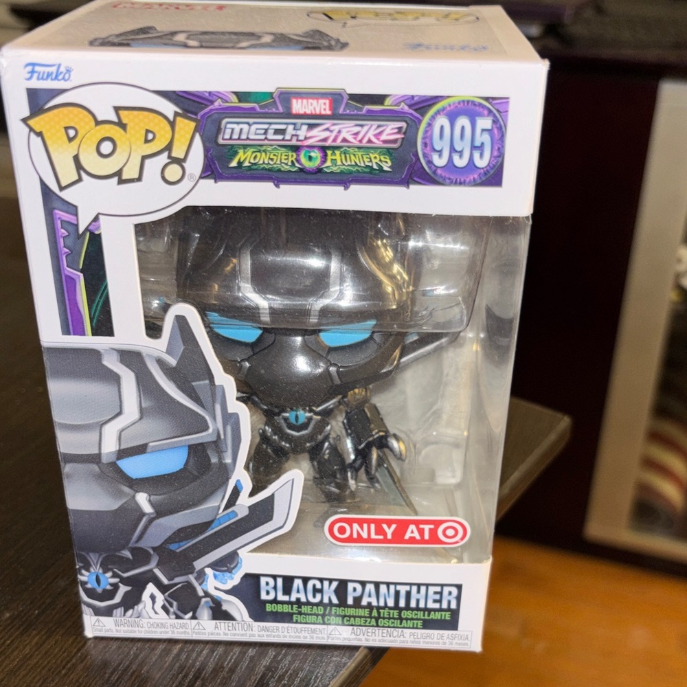 Funko Mech Strike Black Panther Figure - Black and Blue